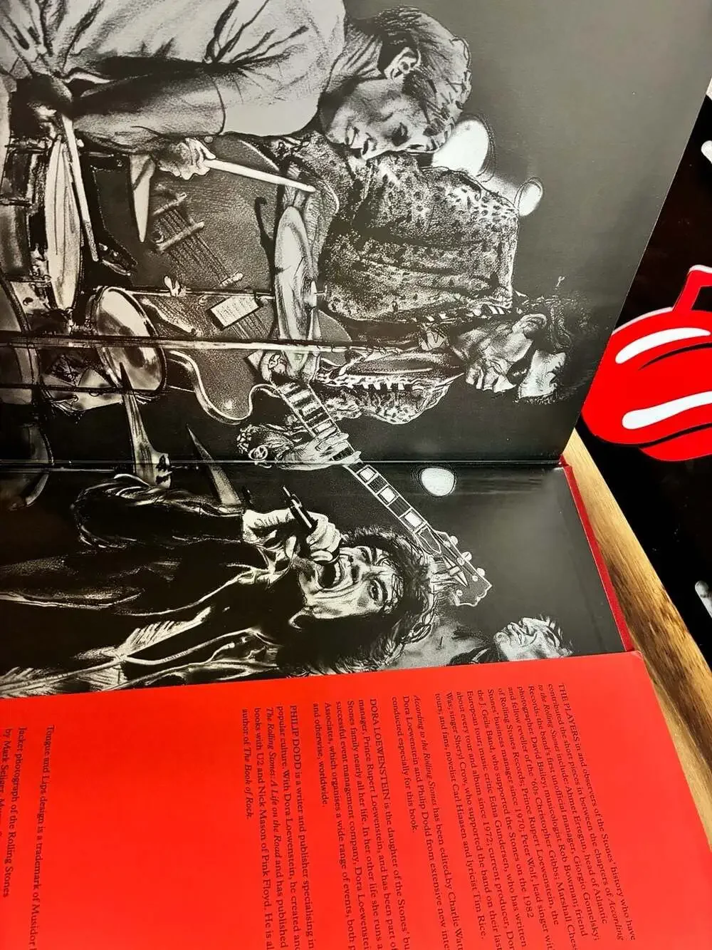 According To The Rolling Stones Hardcover Book And Metal License Plate